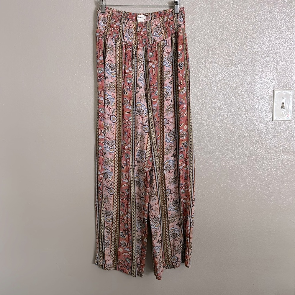Boho wide leg pants
